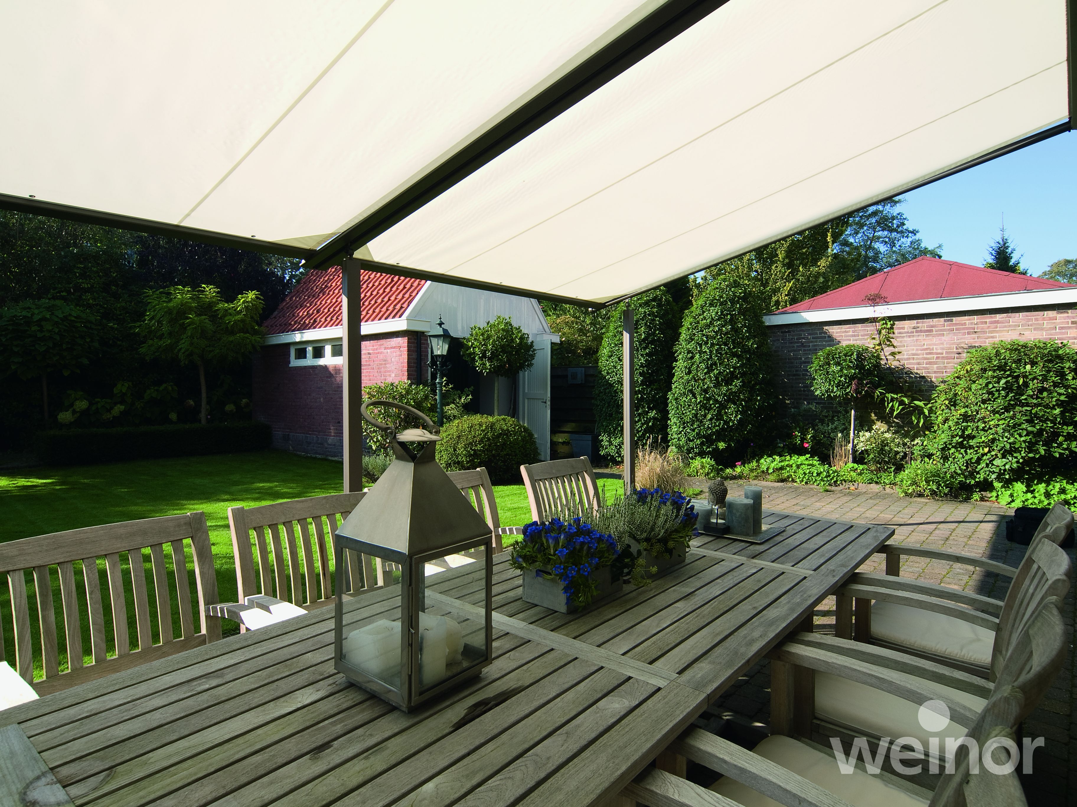 Pergola s pohyblivou plátěnou střechou Plaza Home