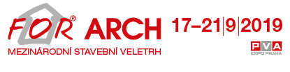 stavební veletrh For Arch ve dnech 17. až 21. září 2019