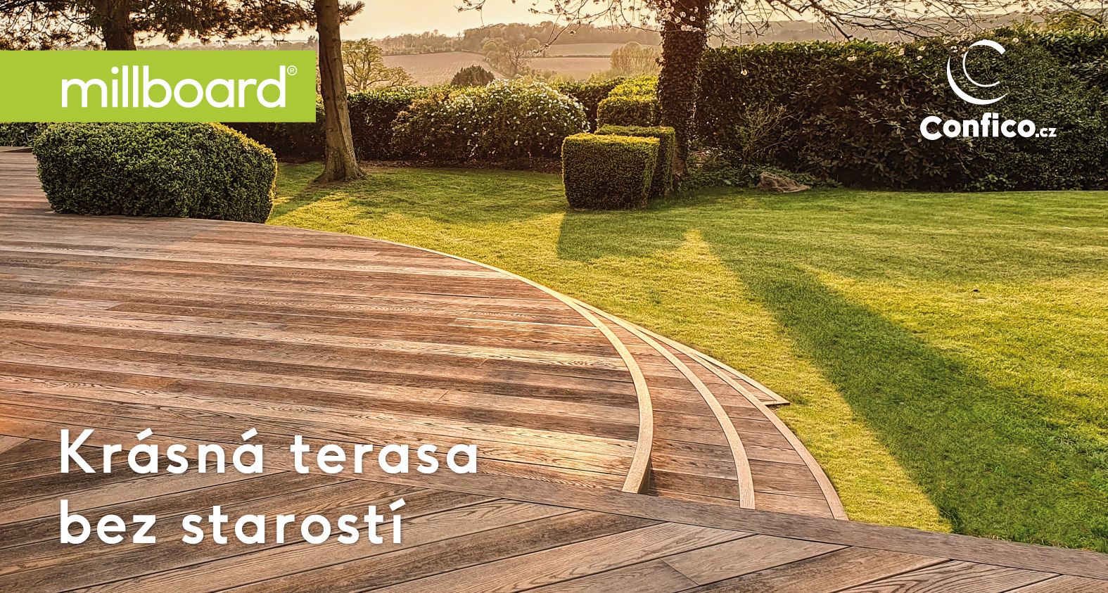 Terasa Millboard v zahradě